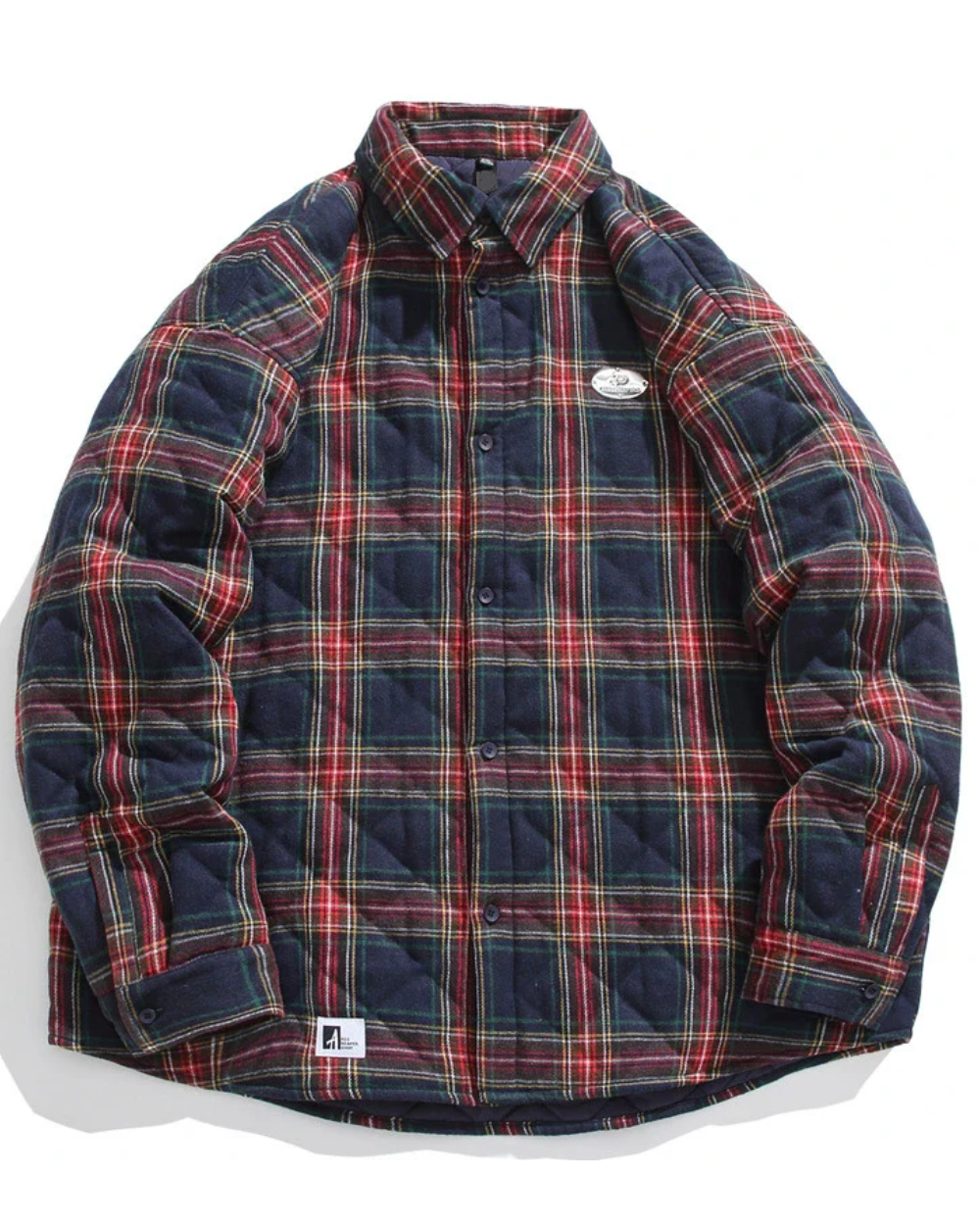 Vintage Baumwoll-Gefütterte Jacke
