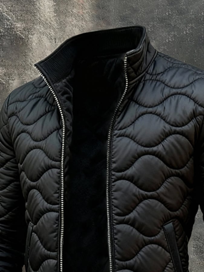 Herren Retro Warme Outdoor-Jacke - Baumwollmantel Vintage