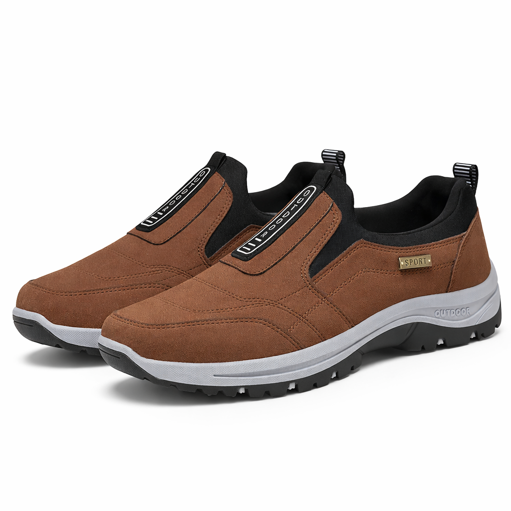 Heren Comfortabele Lichtgewicht Wandelschoenen Zonder Veters met Flexibele Zool en Ademend Ontwerp