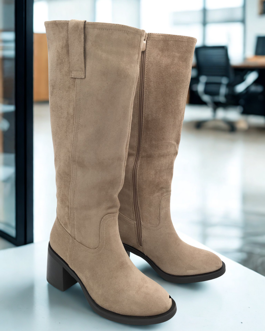Macy Khaki Stiefel