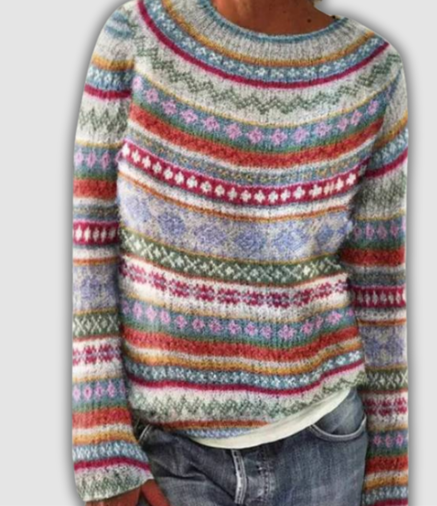 Salome™ - Stilvoller Retro-Pullover