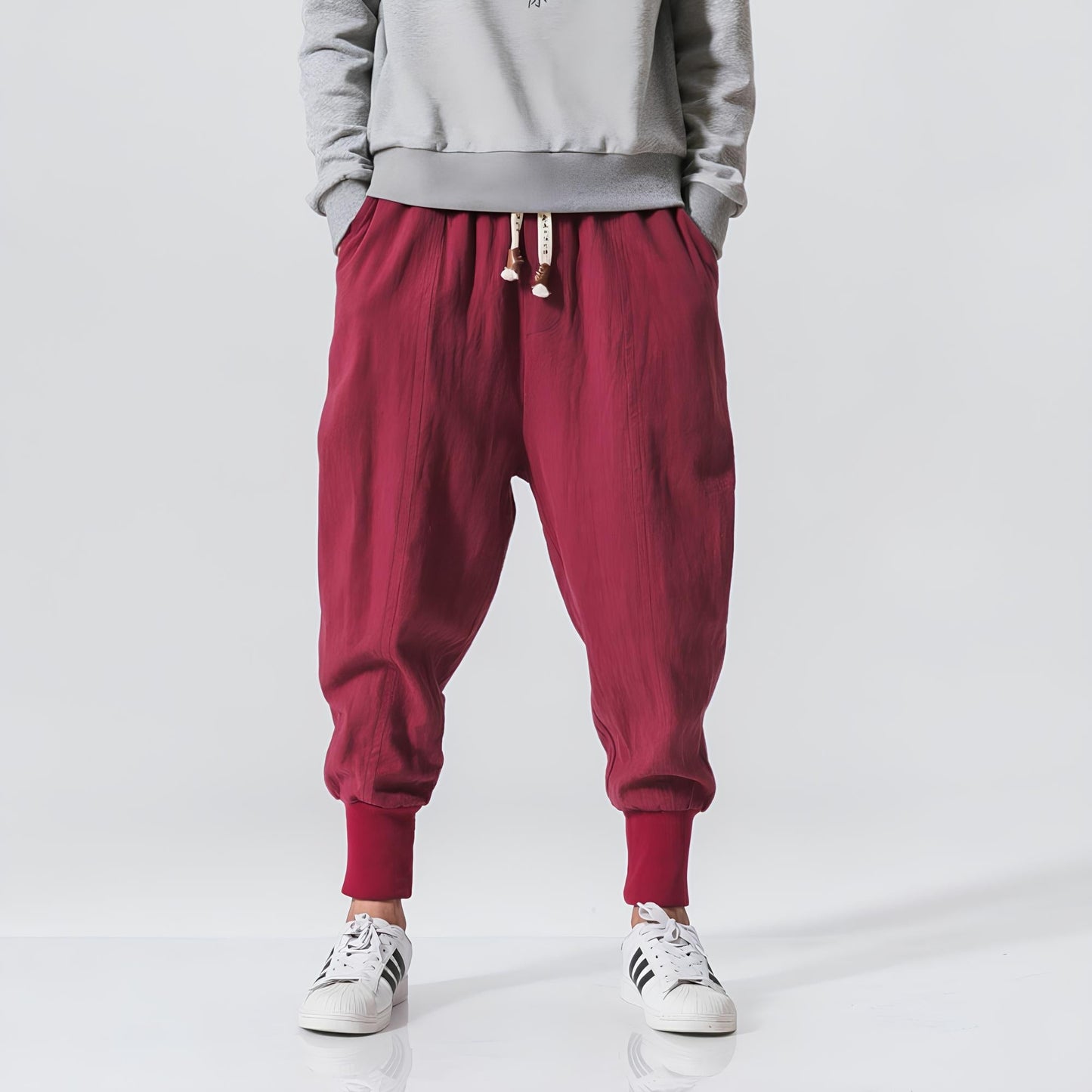 Riku - Bequeme Japanische Baumwoll-Haremhose
