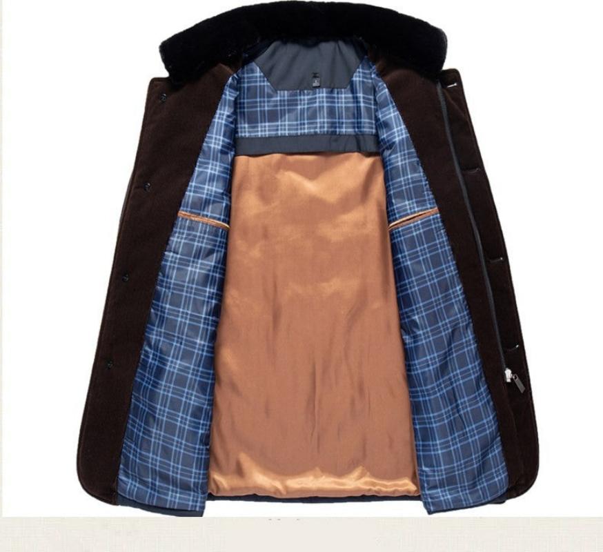 Solomon™ - Stilvolle Herren Winterjacke mit Kapuze