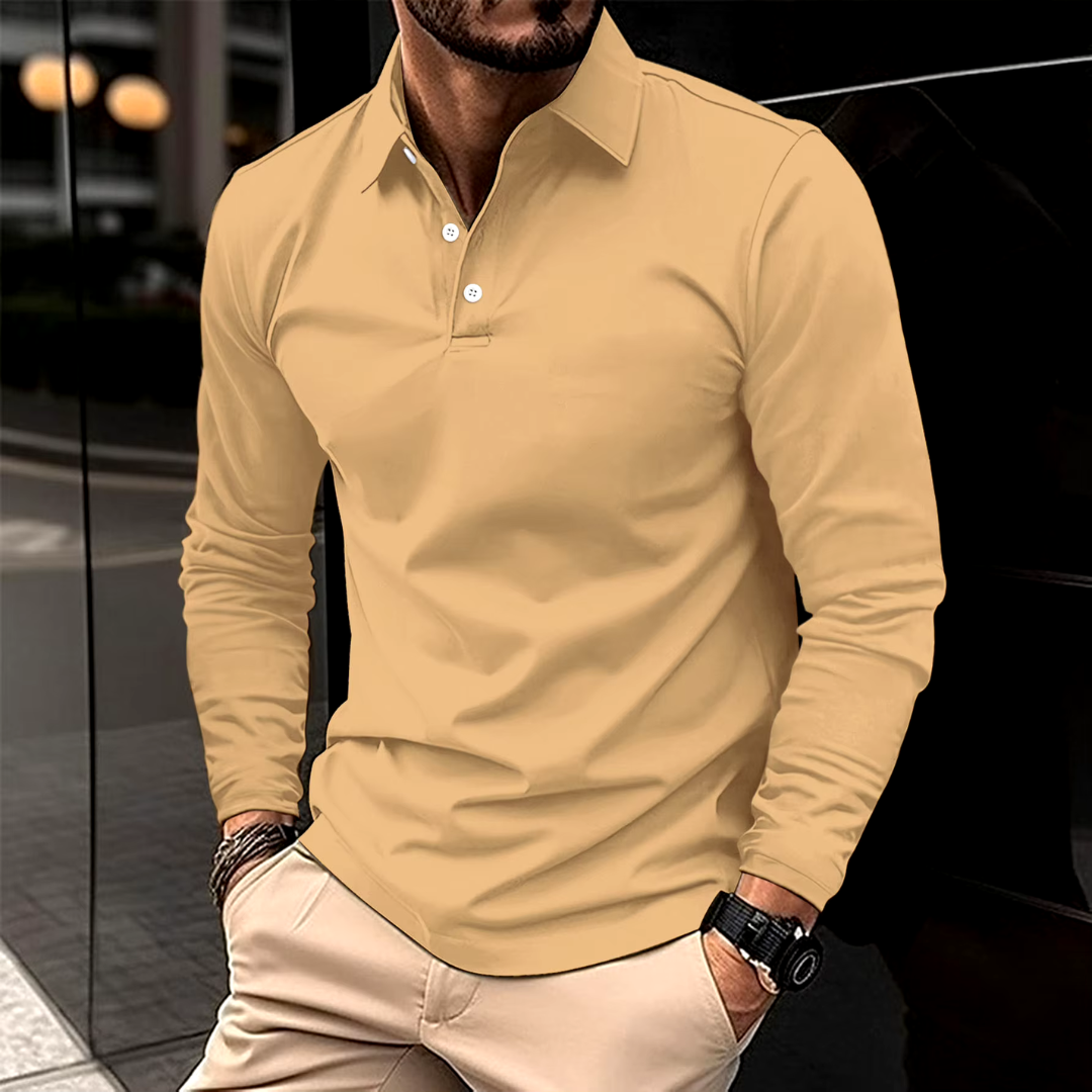 Ralph™ - Lässiges Poloshirt mit langen Ärmeln