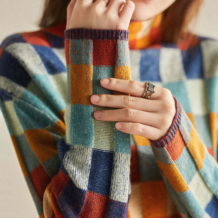 Van Gogh Warmer Luxus-Kaschmirpullover