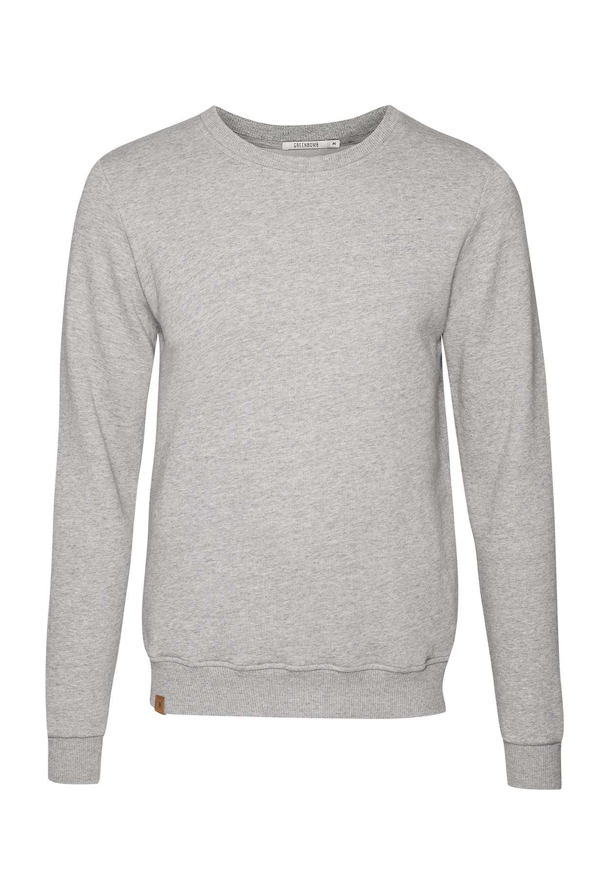 Basic Sweatshirt Grau - Bio-Baumwolle GOTS-zertifiziert
