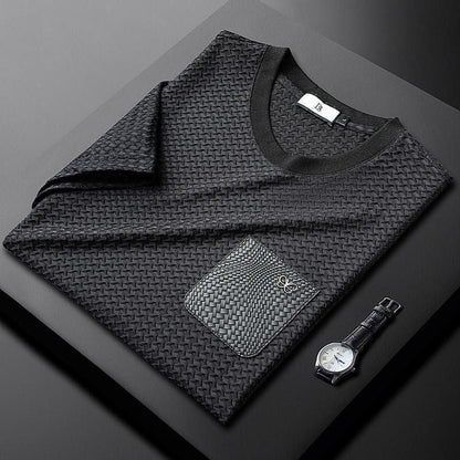 Jacquard Lounge-Set – Texturiertes Herren-Freizeitset mit Raffinesse