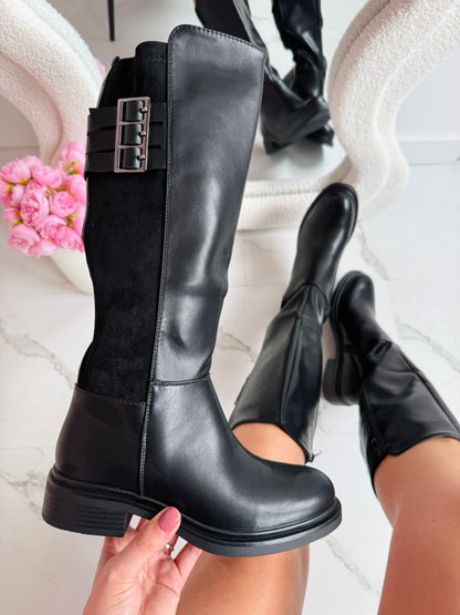 Odessa Schwarz Stiefel