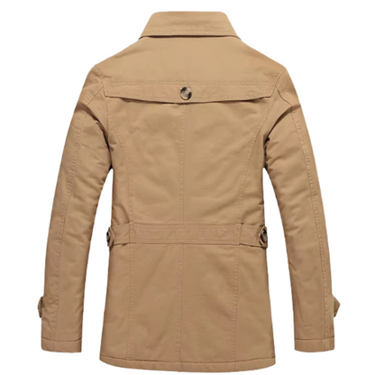 Eleganter Gefütterter Trenchcoat