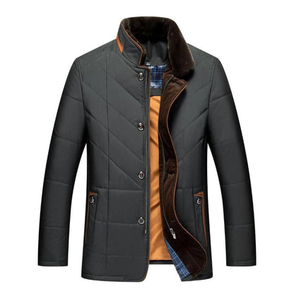 Solomon™ - Stilvolle Herren Winterjacke mit Kapuze