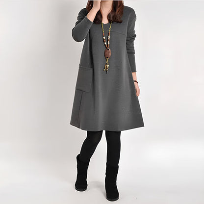 Ilona™ – klassisches Pulloverkleid