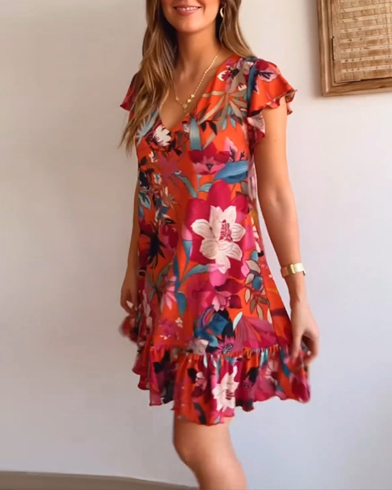 Coraline™ – Florales Kleid für mühelose Eleganz