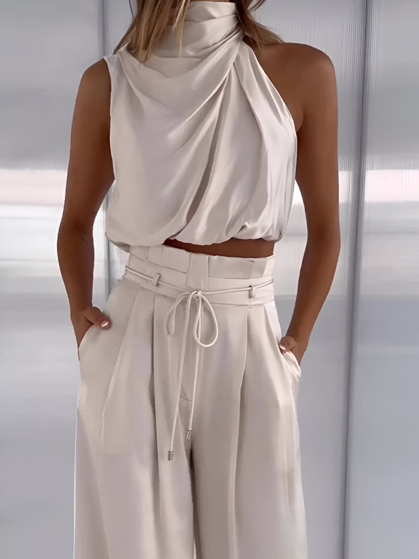 Sophia | Seidiges Sommer 2.Teiler-Set