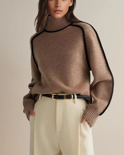 CLAIRE Baumwoll-Pullover Damen - Premium Strickpullover