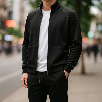 Monza Maßgeschneiderter Trainingsanzug – Elegantes Herren-Set mit Struktur