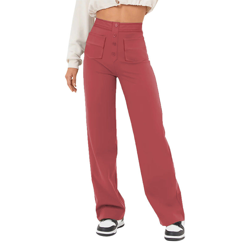 Nina Stretchhose mit hoher Taille – Elegante Damenhose für jeden Anlass