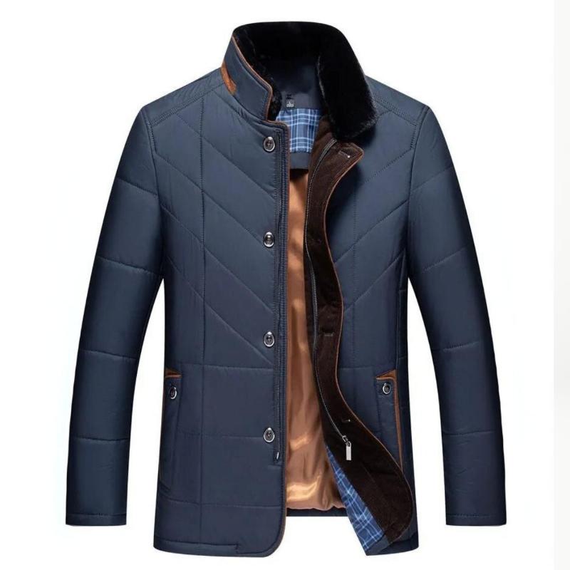 Solomon™ - Stilvolle Herren Winterjacke mit Kapuze