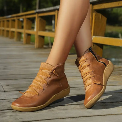 Botti™ Elite Damen Stiefeletten – Premium Leder Ankle Boots