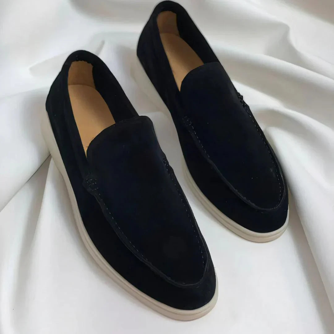 Elegante Wildleder-Loafer – Premium Slipper im italienischen Stil