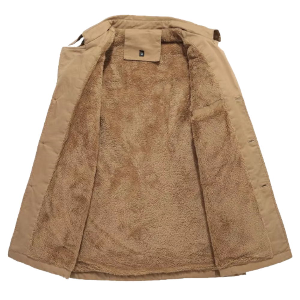 Eleganter Gefütterter Trenchcoat