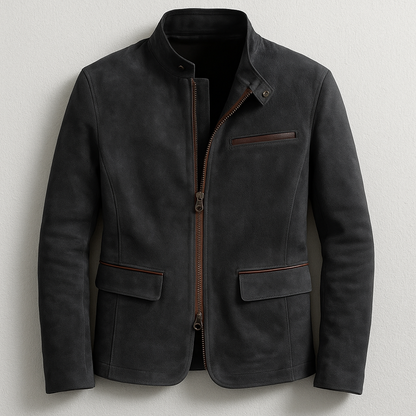 Schicke Wildleder-Jacke für Herren