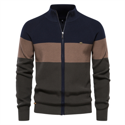 Jack Washington Baumwoll-Cardigan mit Reißverschluss