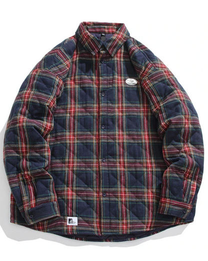 Vintage Baumwoll-Gefütterte Jacke