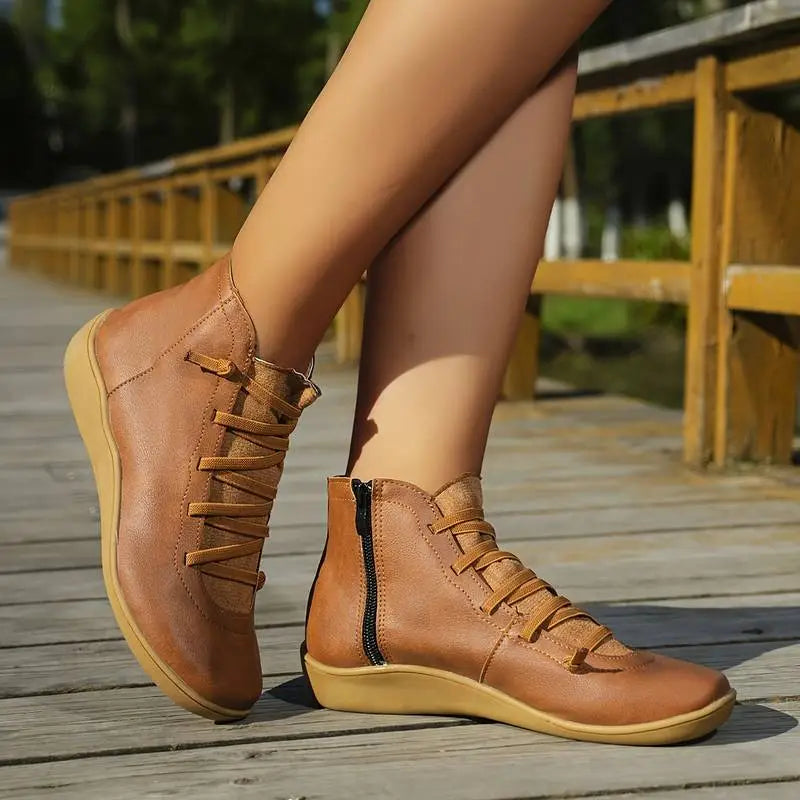Botti™ Elite Damen Stiefeletten – Premium Leder Ankle Boots