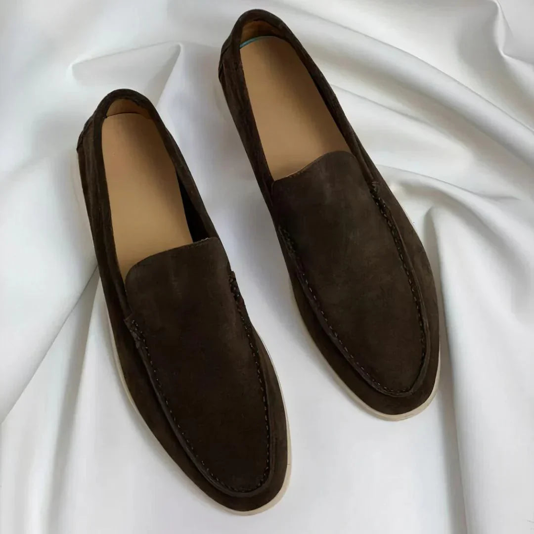 Elegante Wildleder-Loafer – Premium Slipper im italienischen Stil