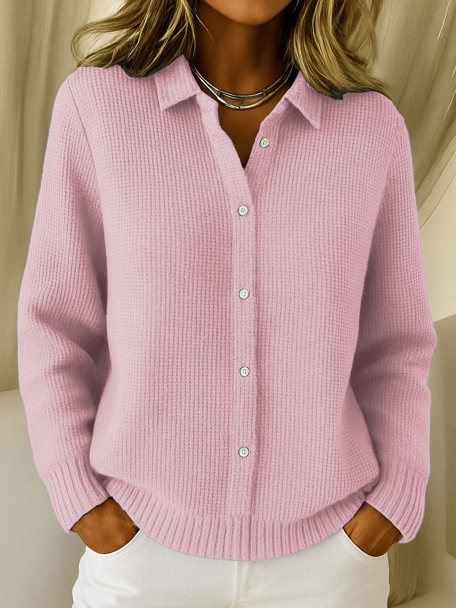 Maeve | Klassischer Gestrickter Knopf-Cardigan für Damen