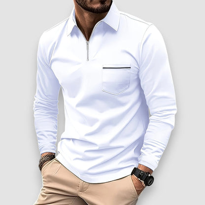 Ralph - Langarm Herren Poloshirt Premium