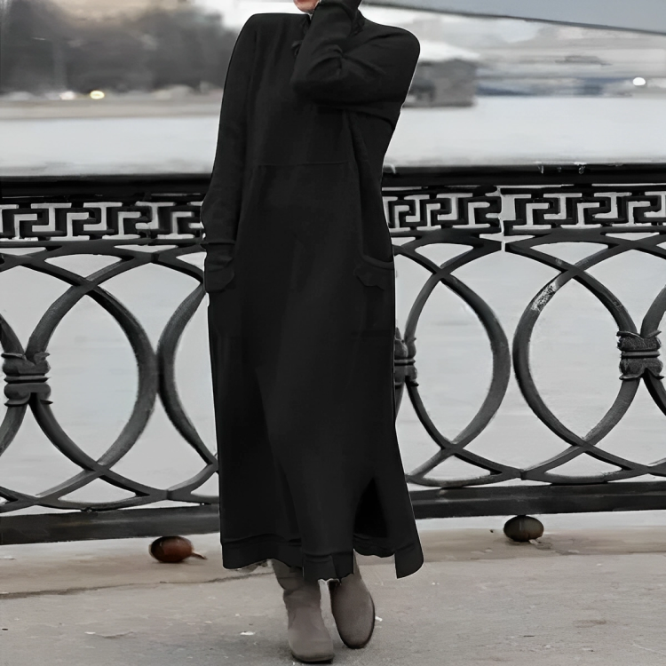 Greta/ Gemütliches Bauch-Abdeckendes Kleid
