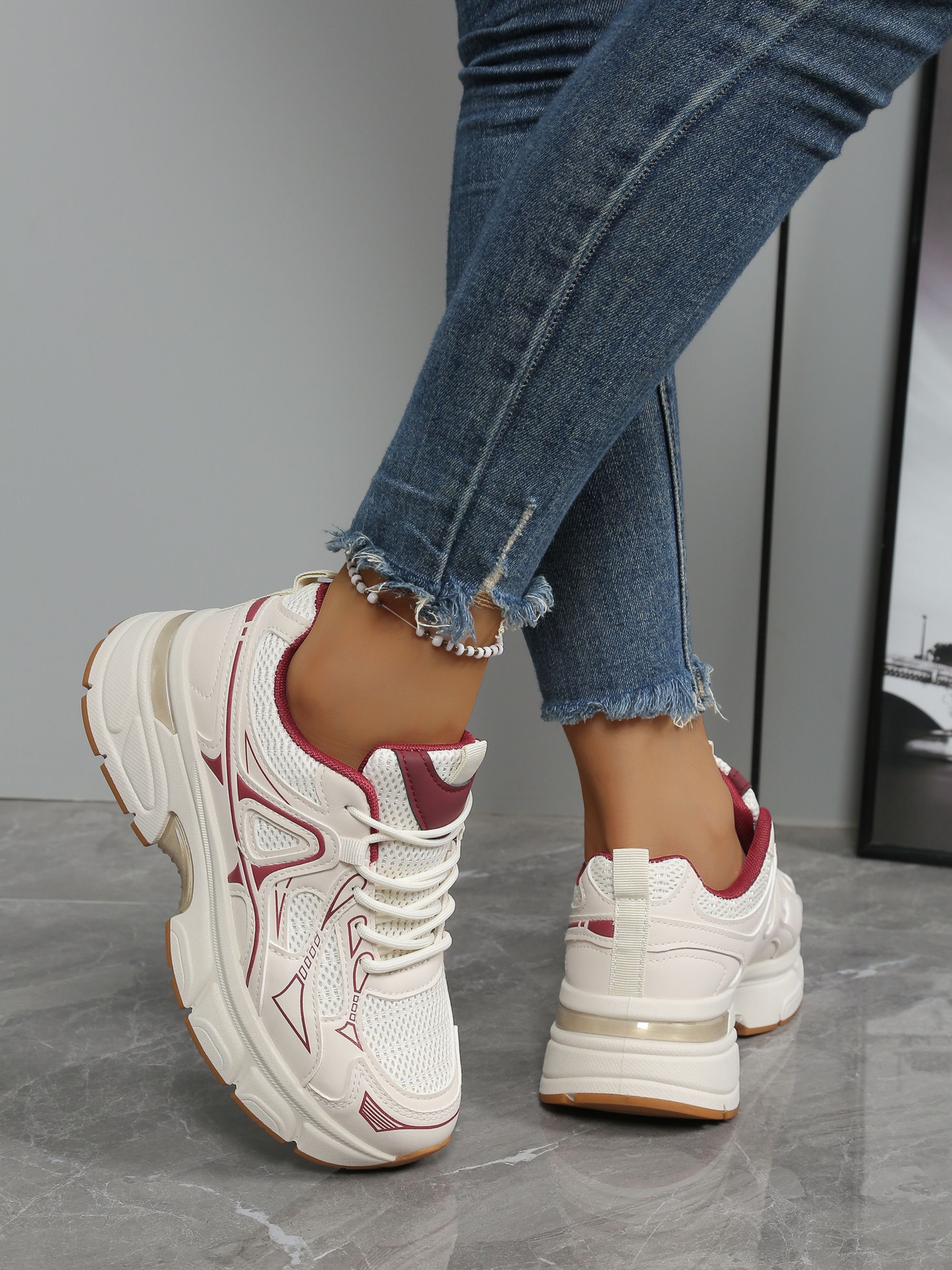 Babette Sneaker Bordeaux