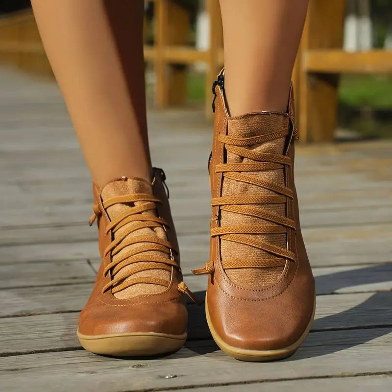 Botti™ Elite Damen Stiefeletten – Premium Leder Ankle Boots