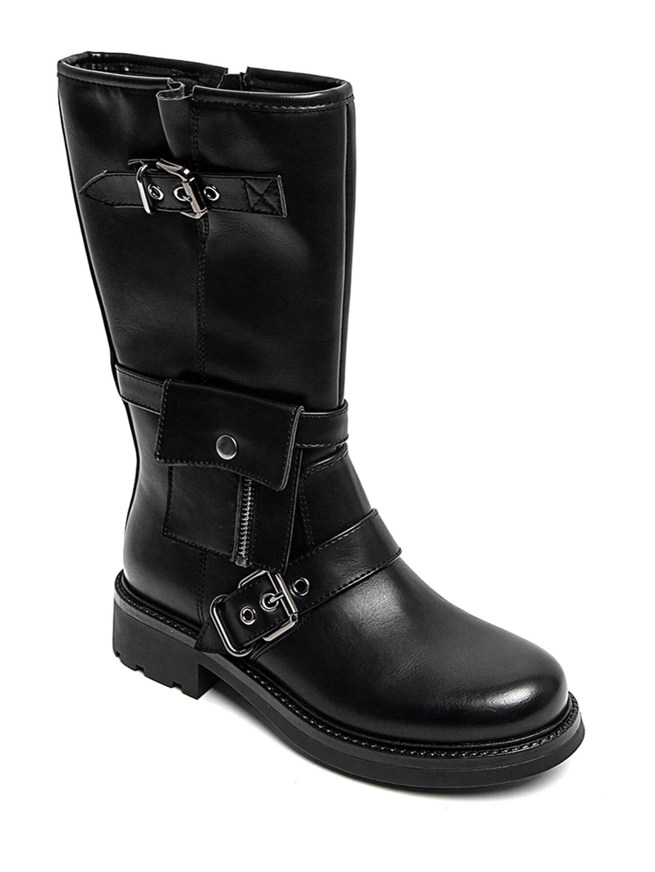 High Bag Schwarz Stiefel