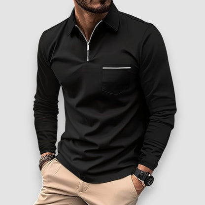Ralph - Langarm Herren Poloshirt Premium