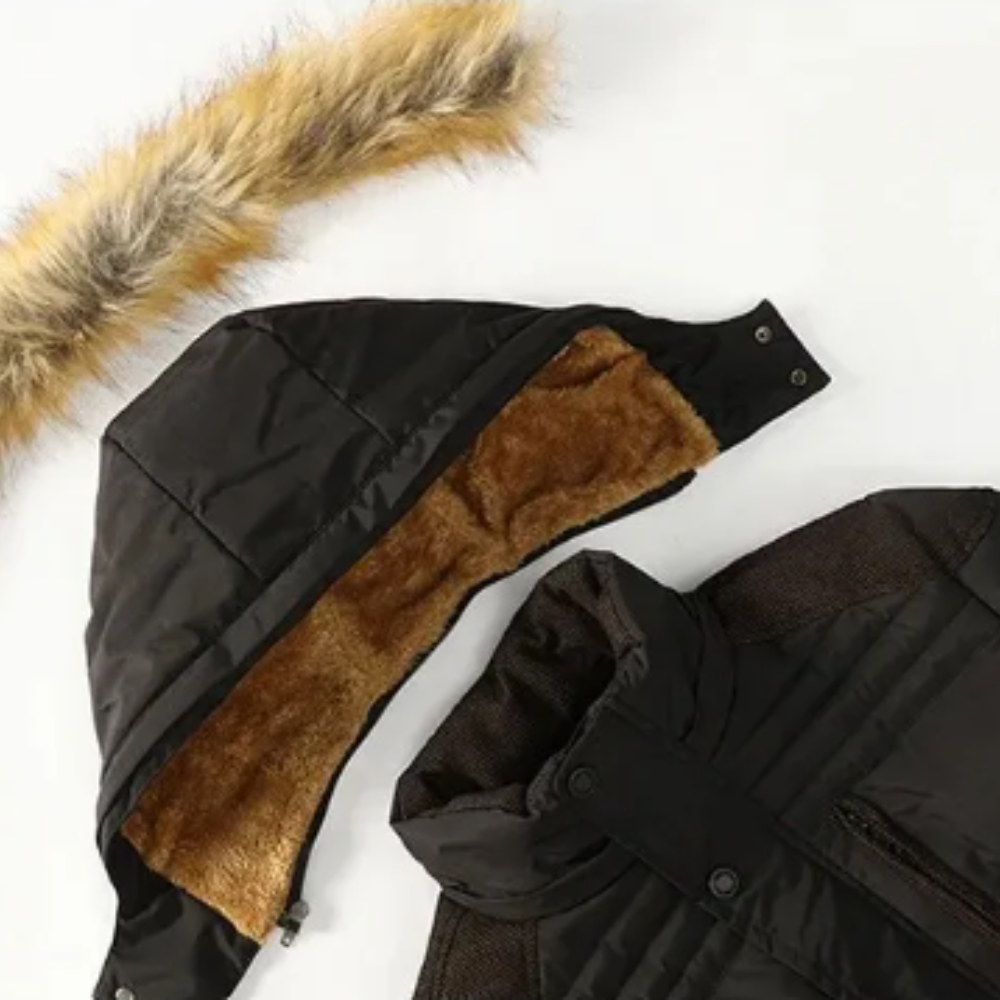 Elegante Gefütterte Fleece-Winterjacke