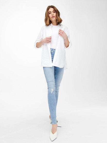 ONLY Damen Jeans ONLPAOLA HW SK DNM AGI285 NOOS