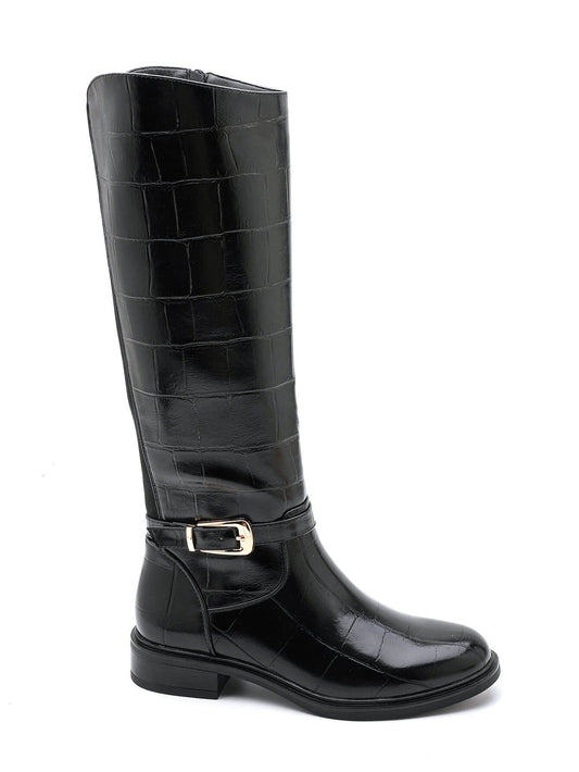 Cro Schwarz Stretch Stiefel
