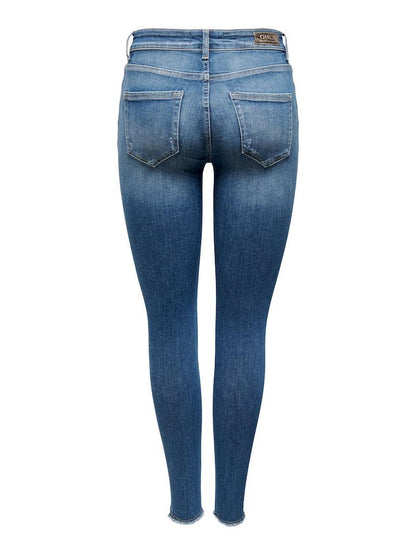 ONLY Damen Jeans ONLBLUSH MID SK AK RW DT DNM REA221 NOOS