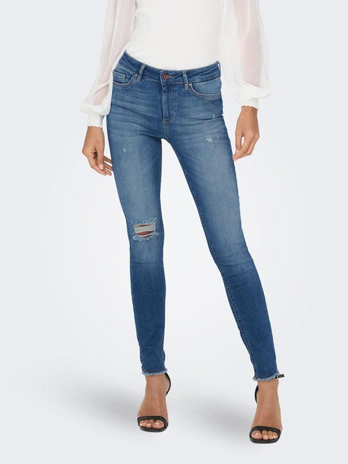 ONLY Damen Jeans ONLBLUSH MID SK AK RW DT DNM REA221 NOOS