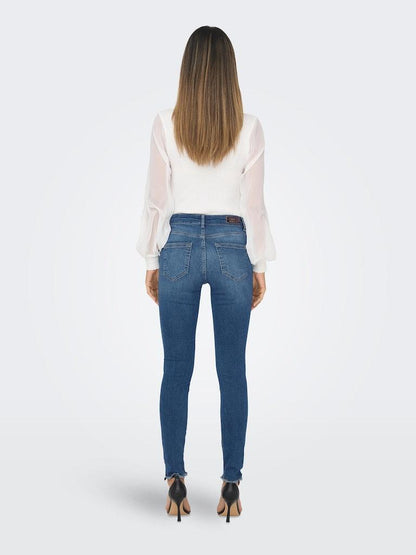 ONLY Damen Jeans ONLBLUSH MID SK AK RW DT DNM REA221 NOOS