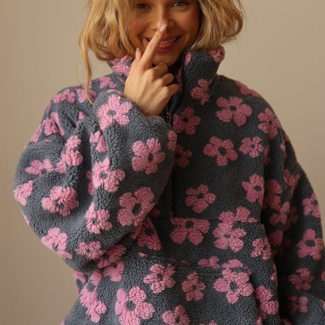 Daisy™ Fleece-Pullover Bloom – Kuschelig Warm