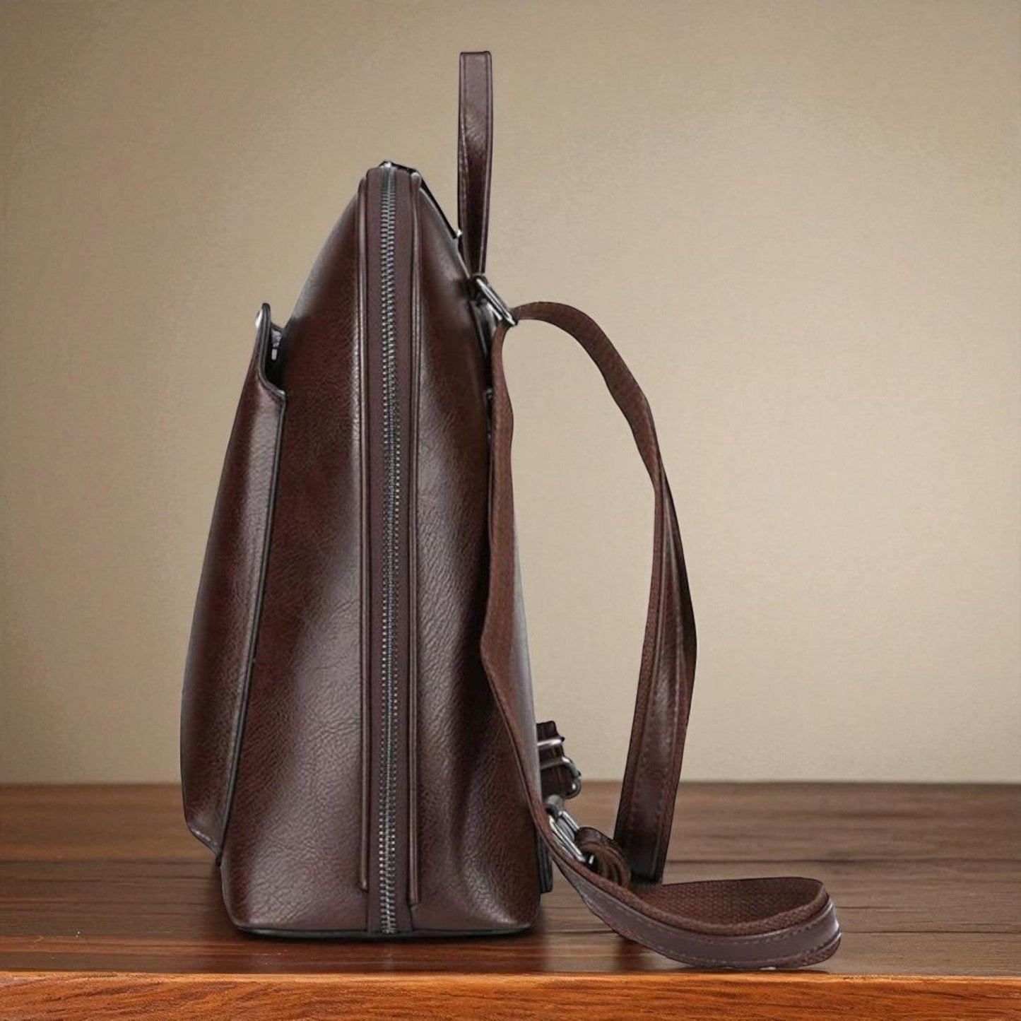 Klassischer Doppel-Reißverschluss Rucksack