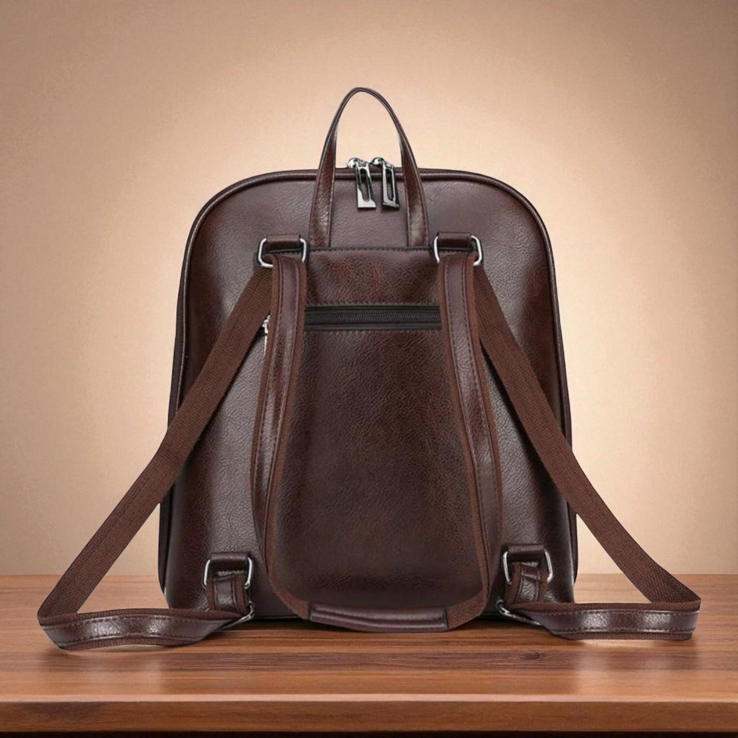 Klassischer Doppel-Reißverschluss Rucksack