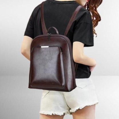 Klassischer Doppel-Reißverschluss Rucksack