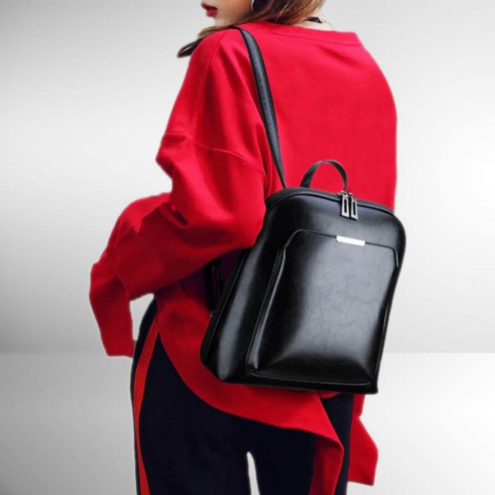 Klassischer Doppel-Reißverschluss Rucksack