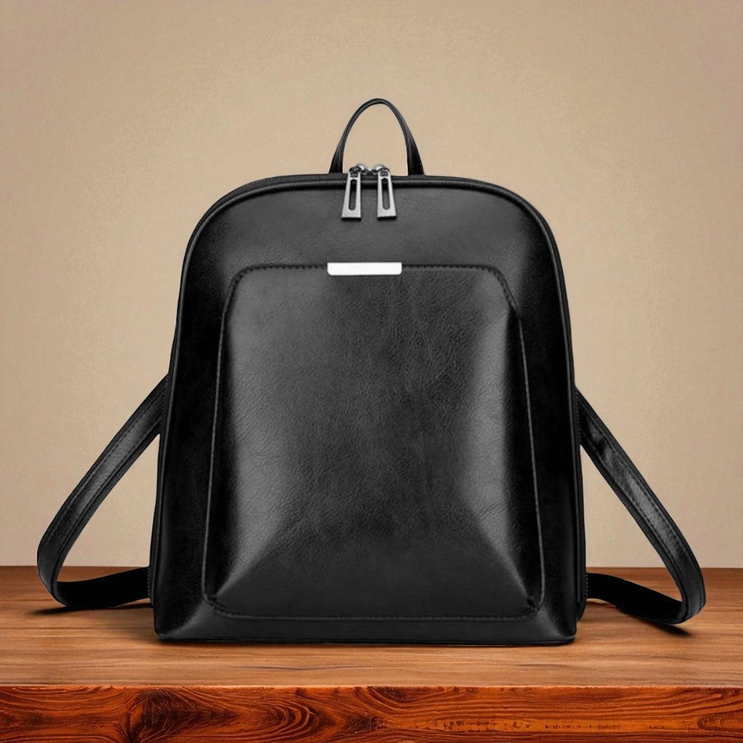 Klassischer Doppel-Reißverschluss Rucksack