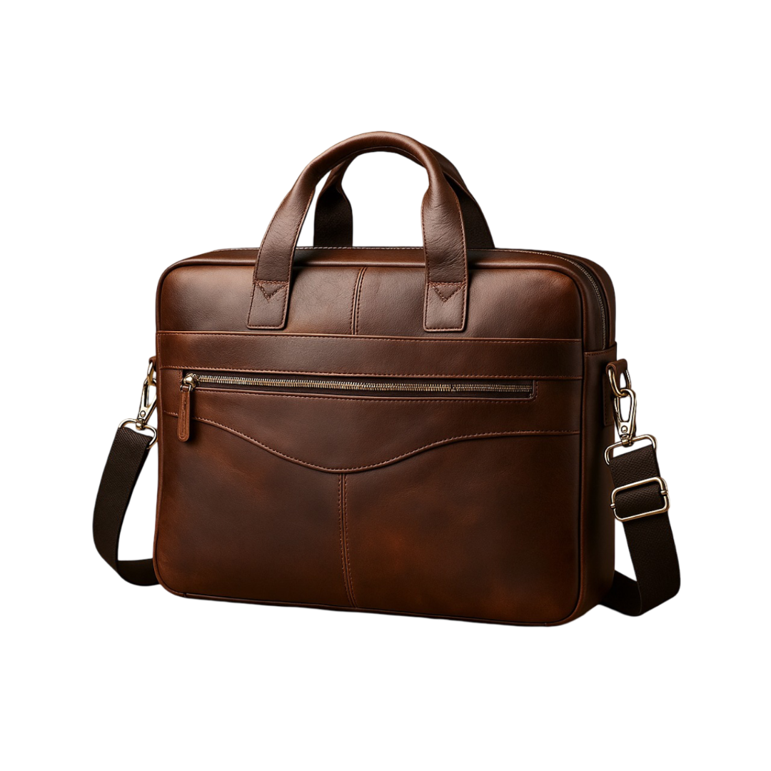 Anthony Moderne Leder-Aktentasche