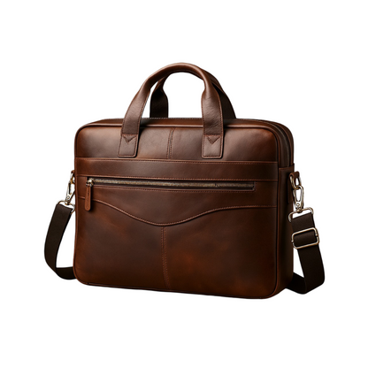 Anthony Moderne Leder-Aktentasche